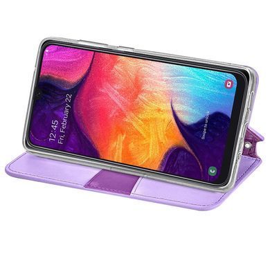 Чохол-книжка Flower Book для Samsung A505F Galaxy A50 / A507F Galaxy A50s / A307F Galaxy A30s Фіолетовий