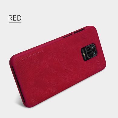 Чехол-книжка Nillkin Qin для Xiaomi Redmi Note 9 Pro / Redmi Note 9S / Redmi Note 9 Pro Max Красный