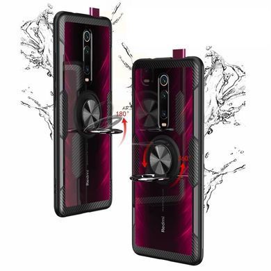 Защитный чехол Crystal Ring для Xiaomi Redmi K20 / K20 Pro / Mi 9T / Mi 9T Pro Черный