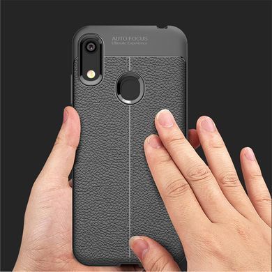 Защитный чехол Leather для Huawei Y6s 2019 Черный