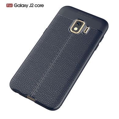 Защитный чехол Leather для Samsung J260 Galaxy J2 Core Синий