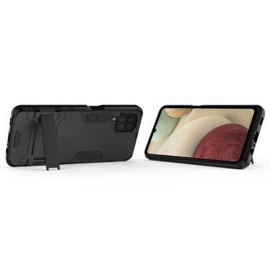 Защитный чехол Strong Guard для Samsung A125F Galaxy A12 / A127F Galaxy A12 Nacho / Galaxy A12s / Galaxy M12 Черный
