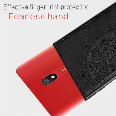 Защитный чехол Textile Decor для Xiaomi Redmi 8A Черный