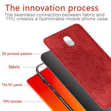 Защитный чехол Textile Decor для Xiaomi Redmi 8A Черный