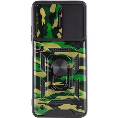 Захисний чохол Camo Ring Lock для Xiaomi Redmi Note 11 / Note 11S Зелений