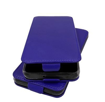 Чехол из натуральной кожи Genuine Leather Flip для Huawei Honor 9 2017 Фиолетовый