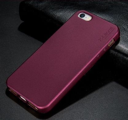 Захисний чохол X-level Guardian для iPhone 5 / iPhone 5S / iPhone SE Бордовий