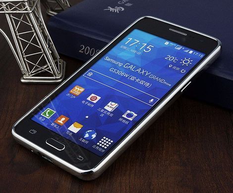 TPU чохол Electro-plating для Samsung G530H / G531H Galaxy Grand Prime / G532 Galaxy J2 Prime Сріблястий