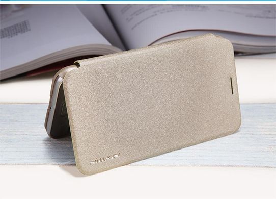 Чехол-книжка Nillkin Sparkle для Samsung J100H Galaxy J1 Золотистый