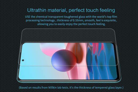 Захисне скло Nillkin Amaizing (H) для Xiaomi Redmi Note 10 / Redmi Note 10S / Poco M5s