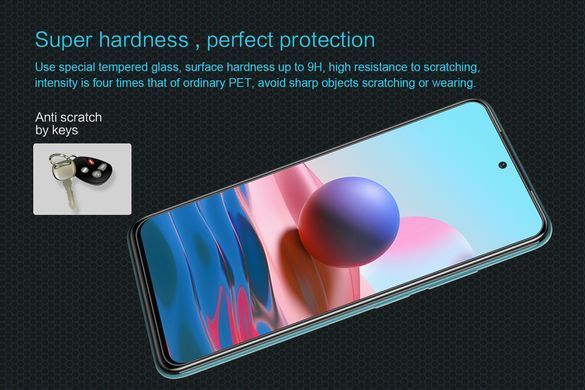 Захисне скло Nillkin Amaizing (H) для Xiaomi Redmi Note 10 / Redmi Note 10S / Poco M5s