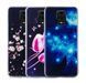 Защитный чехол Fantasy с глянцевыми торцами для Xiaomi Redmi Note 9s / Redmi Note 9 Pro / Redmi Note 9 Pro Max (цветение) Фиолетовый