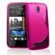 Чехол TPU S-line для HTC Desire 501 Розовый