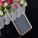 TPU чехол Electro-plating для Meizu U10 Золотистый
