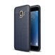 Захисний чохол Leather для Samsung J260 Galaxy J2 Core Синій