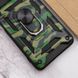 Захисний чохол Camo Ring Lock для Xiaomi Redmi Note 11 / Note 11S Зелений