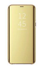 Чехол-книжка Clear View Mirror для Xiaomi Mi 10 / Mi 10 Pro Золотистый