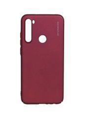 Защитный чехол X-level Knight для Xiaomi Redmi Note 8 / Note 8 2021 Бордовый