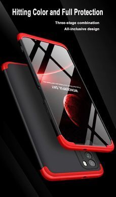 Защитный чехол GKK Full 360 для Xiaomi Poco M3 Синий