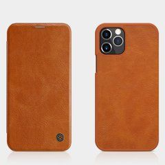 Чохол-книжка Nillkin Qin для iPhone 12 Pro Max (6.7") Коричневий