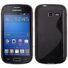 Чехол TPU S-line для Samsung S7390 Galaxy Trend Черный