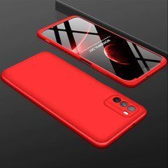 Защитный чехол GKK Full 360 для Xiaomi Poco M3 Красный