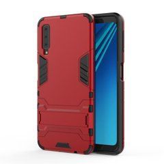 Защитный чехол Strong Guard для Samsung A750 Galaxy A7 2018 Красный