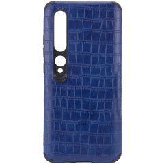 Защитный чехол TPU Croco для Xiaomi Mi 10 / Mi 10 Pro Синий