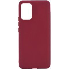 Защитный чехол TPU Softon для Xiaomi Redmi Note 10 / Redmi Note 10S / Poco M5s Бордовый