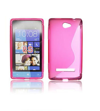 Чохол TPU S-line для HTC 8S Рожевий
