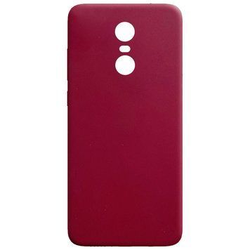 Захисний чохол TPU Softon для Xiaomi Redmi 5 Plus Бордовий