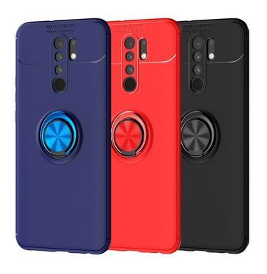 Защитный чехол Color Ring для Xiaomi Redmi 9 Черный