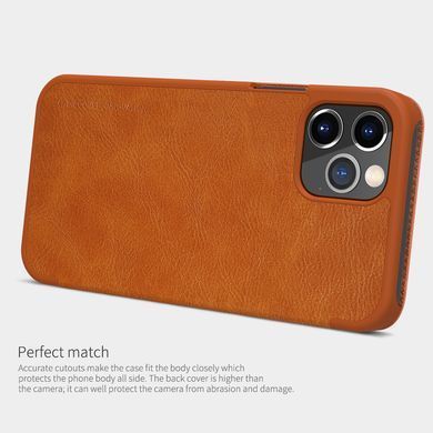 Чохол-книжка Nillkin Qin для iPhone 12 Pro Max (6.7") Коричневий