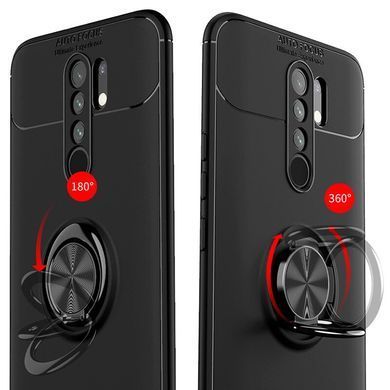 Защитный чехол Color Ring для Xiaomi Redmi 9 Черный
