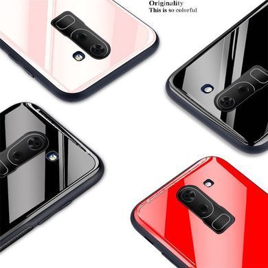 Защитный чехол Glass для Samsung J810 Galaxy J8 2018 Красный
