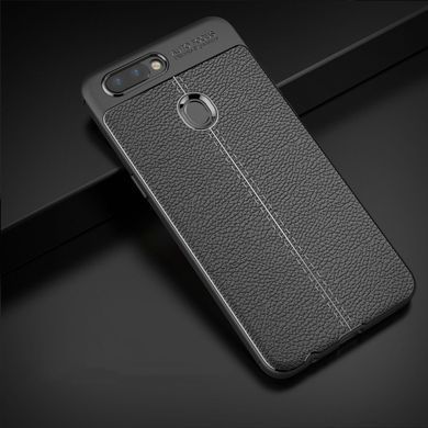 Защитный чехол Leather для Oppo A12 / A5s (AX5s) Черный