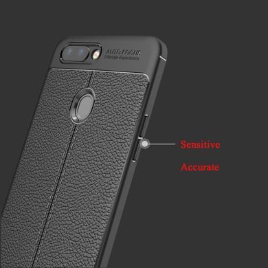 Защитный чехол Leather для Oppo A12 / A5s (AX5s) Черный