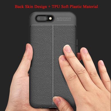 Защитный чехол Leather для Oppo A12 / A5s (AX5s) Черный