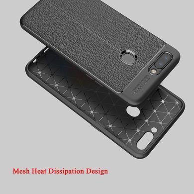Защитный чехол Leather для Oppo A12 / A5s (AX5s) Черный