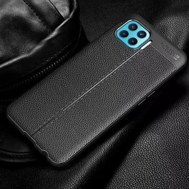 Защитный чехол Leather для Oppo A93 Черный