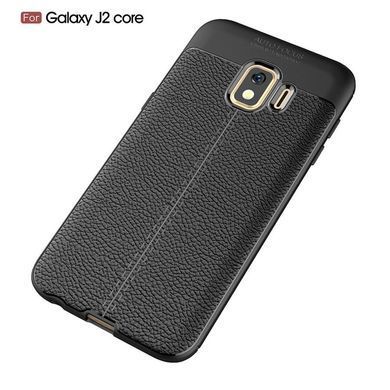 Захисний чохол Leather для Samsung J260 Galaxy J2 Core Чорний