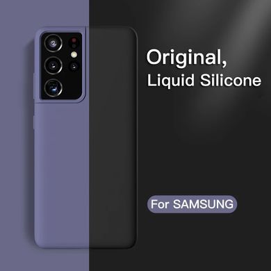Защитный чехол Liquid Case Full Cover для Samsung Galaxy S21 Ultra Красный