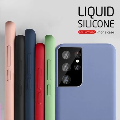 Защитный чехол Liquid Case Full Cover для Samsung Galaxy S21 Ultra Красный