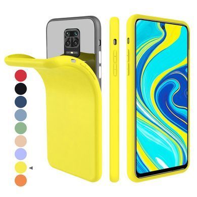 Захисний чохол Liquid Case Full Cover для Xiaomi Redmi Note 9 Pro / Redmi Note 9S / Redmi Note 9 Pro Max Жовтий