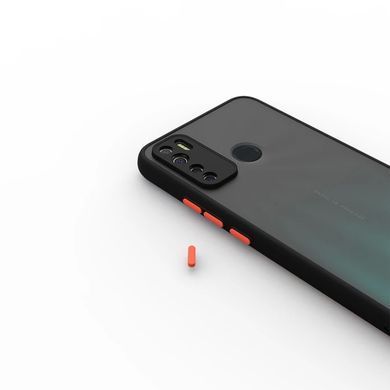 Защитный чехол Сolor Buttons для Tecno Spark 5 Pro Черный