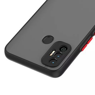 Защитный чехол Сolor Buttons для Tecno Spark 7 Черный