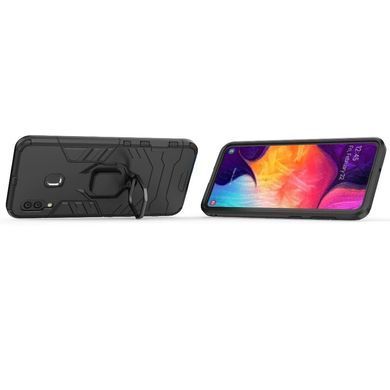 Защитный чехол Strong Guard Ring для Samsung A205F Galaxy A20 / A305F Galaxy A30 2019 Черный