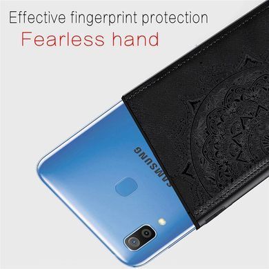 Защитный чехол Textile Decor для Samsung A205F Galaxy A20 / A305F Galaxy A30 2019 Черный
