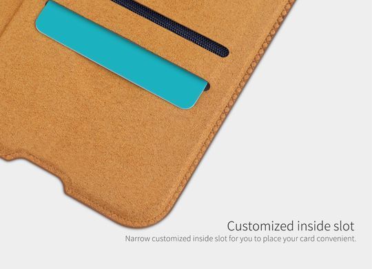 Чохол-книжка Nillkin Qin для Xiaomi Mi 10 / Mi 10 Pro Коричневий