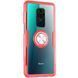 Защитный чехол Crystal Ring для Xiaomi Redmi Note 9 / Redmi 10X Красный